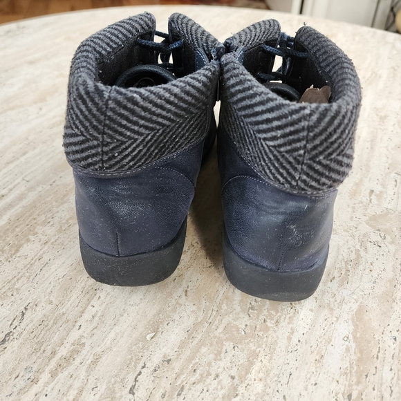 Clarks Cloudsteppers Lace-up Blue Sillian Frey Ankle Boot Size 8.5 - Picture 5 of 9
